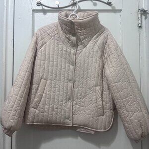 Kimberly C Classic Silhouette Quilted Snap Down Jacket